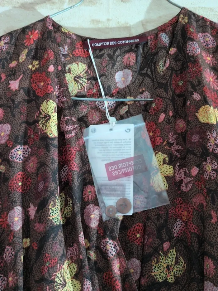 Robe longue Comptoir des Cotonniers - Taille XS - Neuve avec étiquette - photo numéro 3