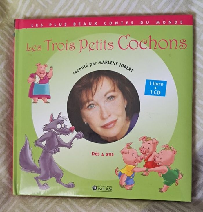 Les 3 petits cochons + CD