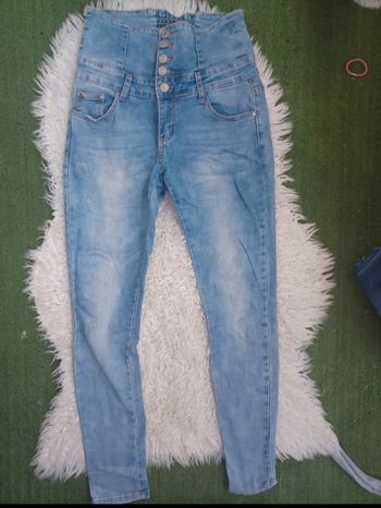 Jean taille haute femme