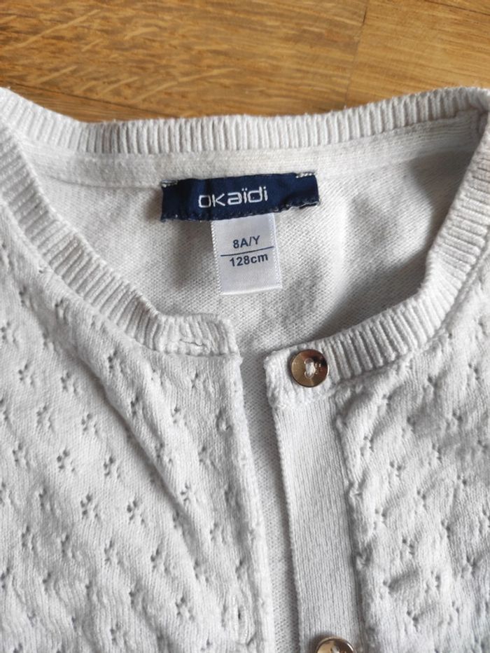 Gilet coton blanc - photo numéro 2