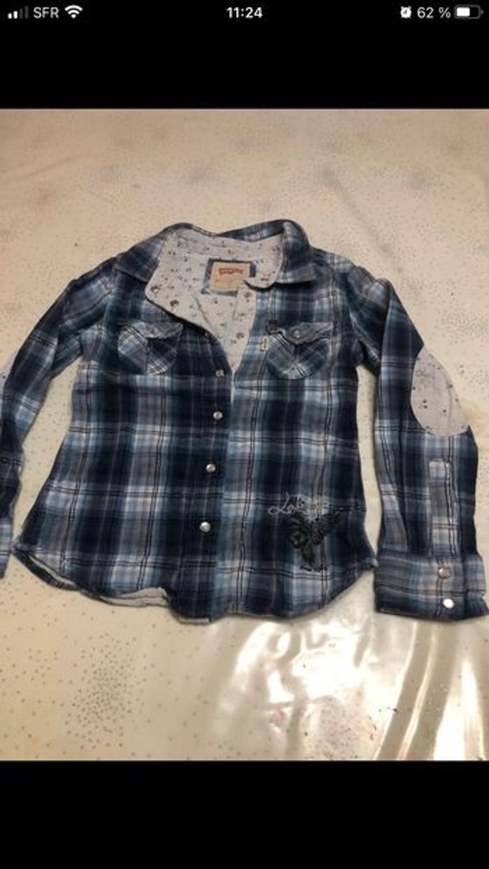 Lot jeans et veste levi’s 8 ans fille - photo numéro 2