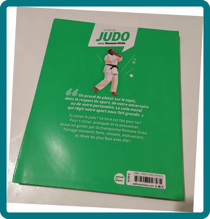 Livre “Je fais du Judo avec Romane Dicko”  Guide illustré pour enfants, sport, arts martiaux - photo numéro 5