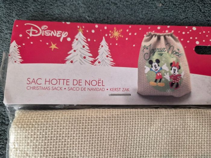 Sac hotte de Noël Mickey Minnie - photo numéro 3