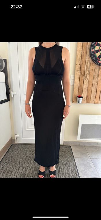 Robe longue noir Calvin Klein