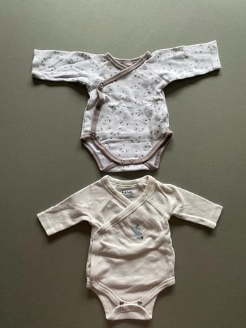 Lot de 2 bodies naissance