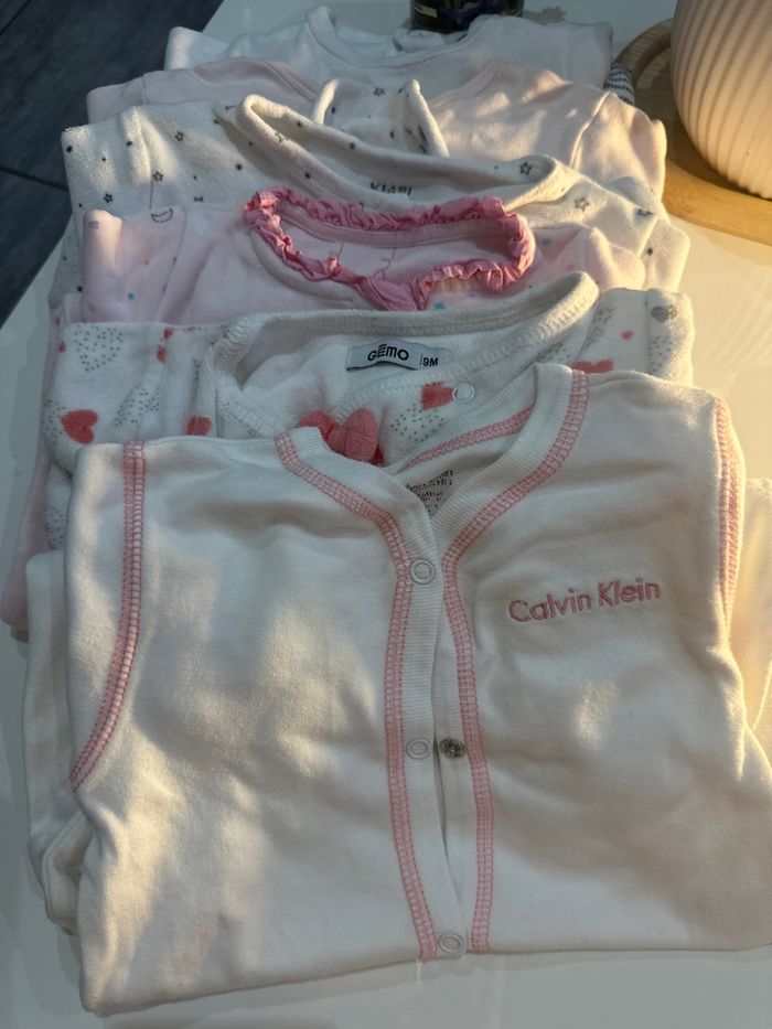 Lot de 6 pyjama fille en 9 mois
