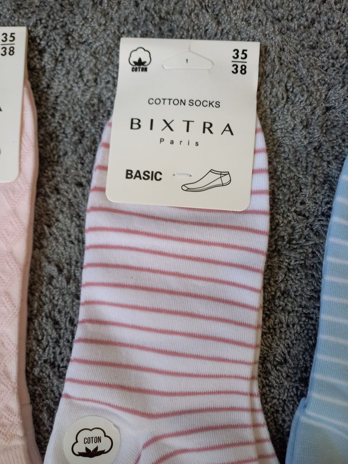 Lot de 12 paires de chaussettes femme  coton neuves (BIXTRA) - photo numéro 2