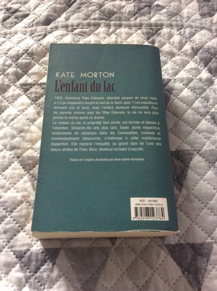 #l’enfant du lac Kate Morton - photo numéro 3