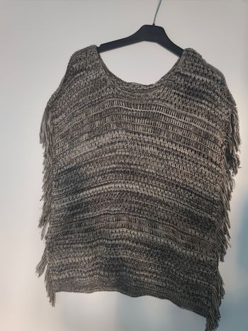 T-shirt sans maches à franges