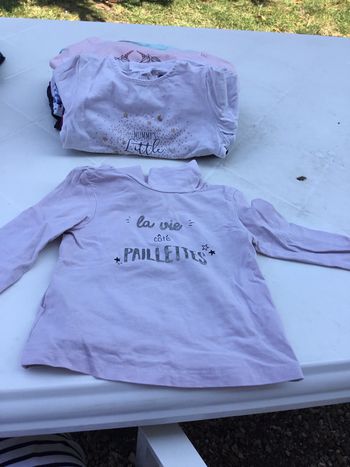 Tee-shirts manche longue colle roule