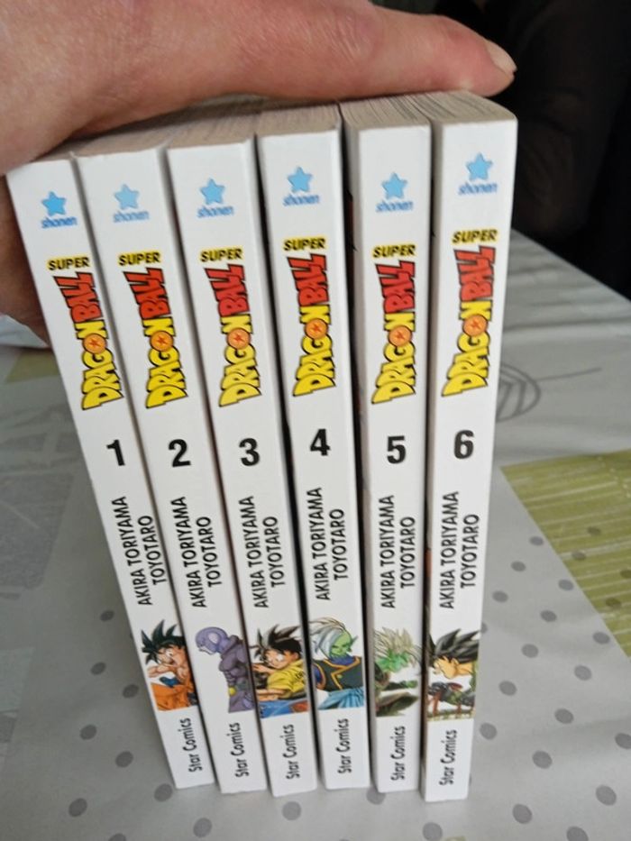 Manga dragon ball super de 1 à 6