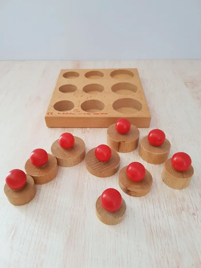 Puzzle encastrement en bois, forme et hauteur Les Baladins - photo numéro 6
