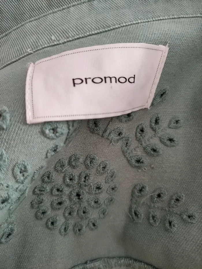 🍡 veste pistache broderie anglaise neuve avec antivol 🌱 - photo numéro 2