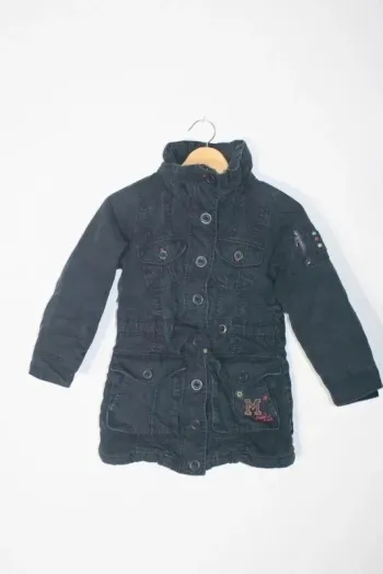 Manteau noir passé de chez Sergent Major, taille 8 ans