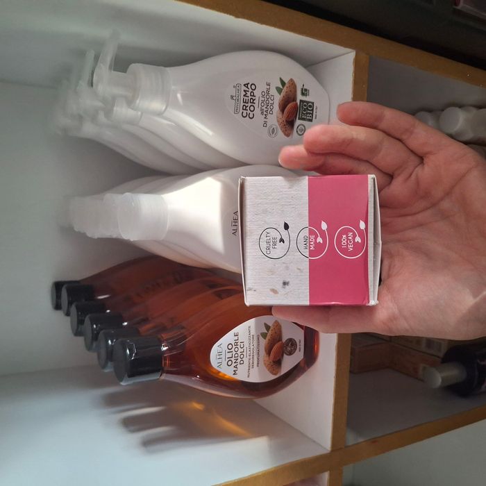 Lot 4 bombes de bain artisanales XXL (140 g l’unité) - Cassées - Parfum rose - Artemidelab - photo numéro 8