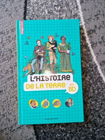 Livre "L'histoire de la Terre en BD" + sac