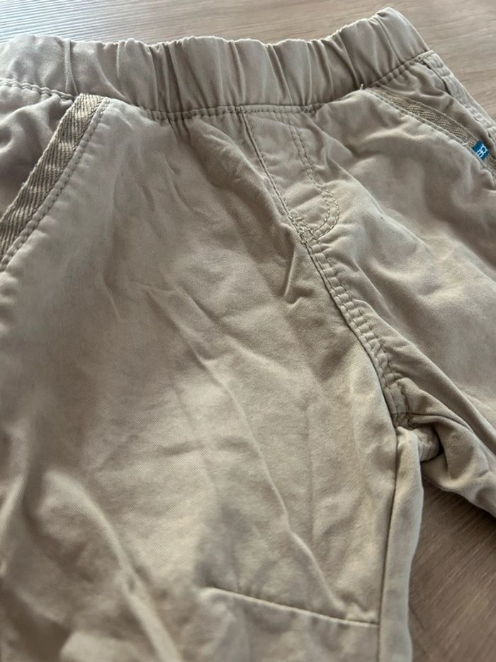 Pantalon en toile beige Gemo - photo numéro 2