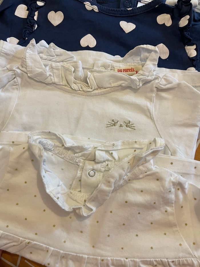 Lot de 4 tshirts manches longues 9 mois - photo numéro 3