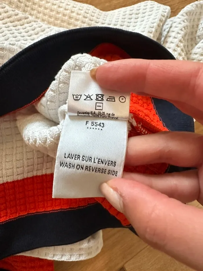 Pull Lacoste blanc taille 40 - photo numéro 6