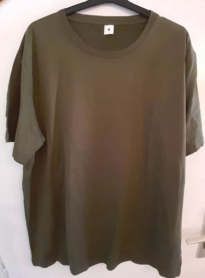 T-shirt homme couleur Kaki, taille 3XL