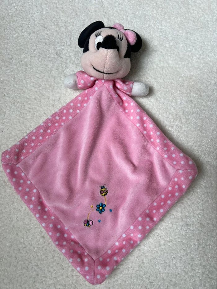 Doudou plat Minnie rose Nicotoy