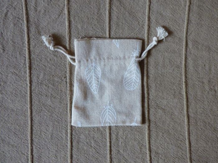 lot de 3 sachets en tissu