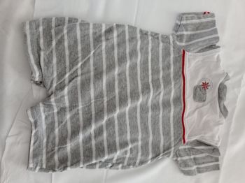 combinaison grise 3 mois réf R108 D02