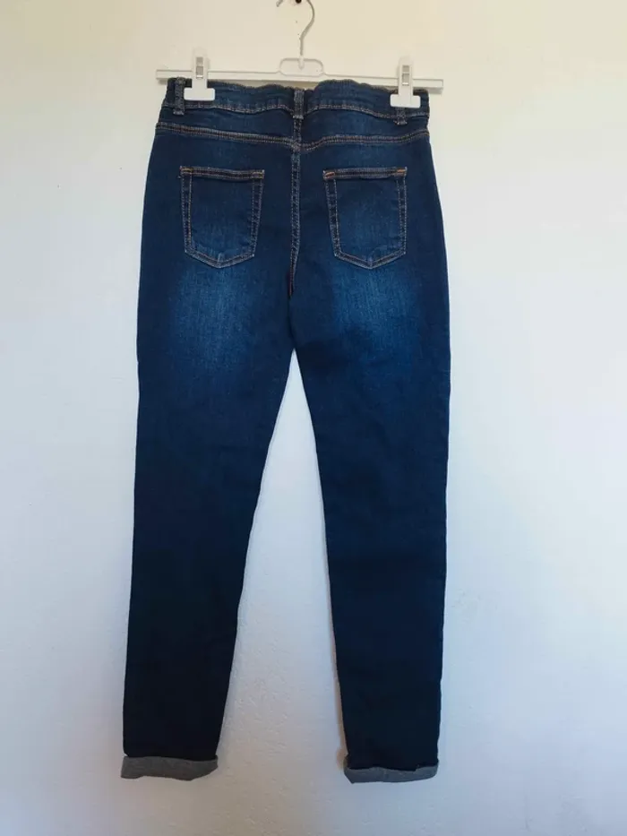 pantalon jean pour fille 11/12 ans - photo numéro 4