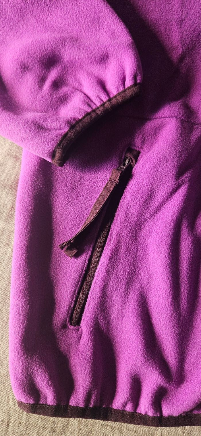 Veste polaire Columbia Sequoia Grove Full Zip taille M - neuve violet mauve razzle/moonvista - photo numéro 6