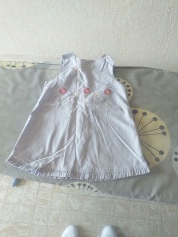 Robe sans manches bébé fille 6 mois