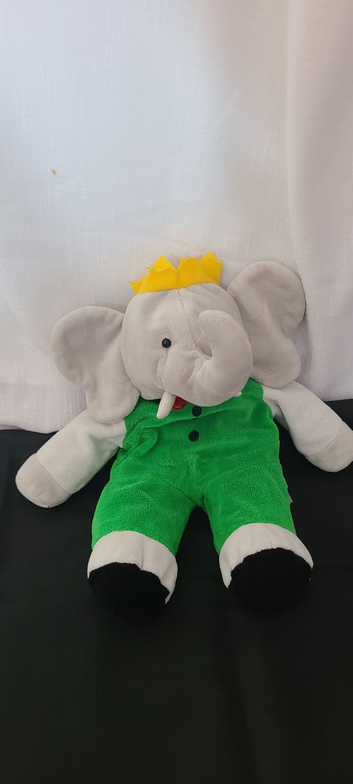 Doudou L'éléphant Babar Lansay - photo numéro 3