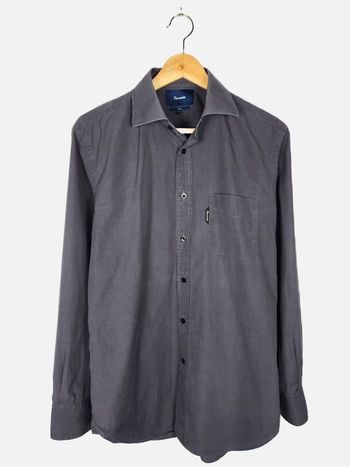 Chemise manche longue gris anthracite Façonnable Taille 40