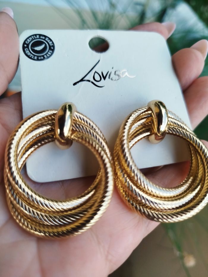 Grosses Boucles d'oreilles LOVISA - photo numéro 4