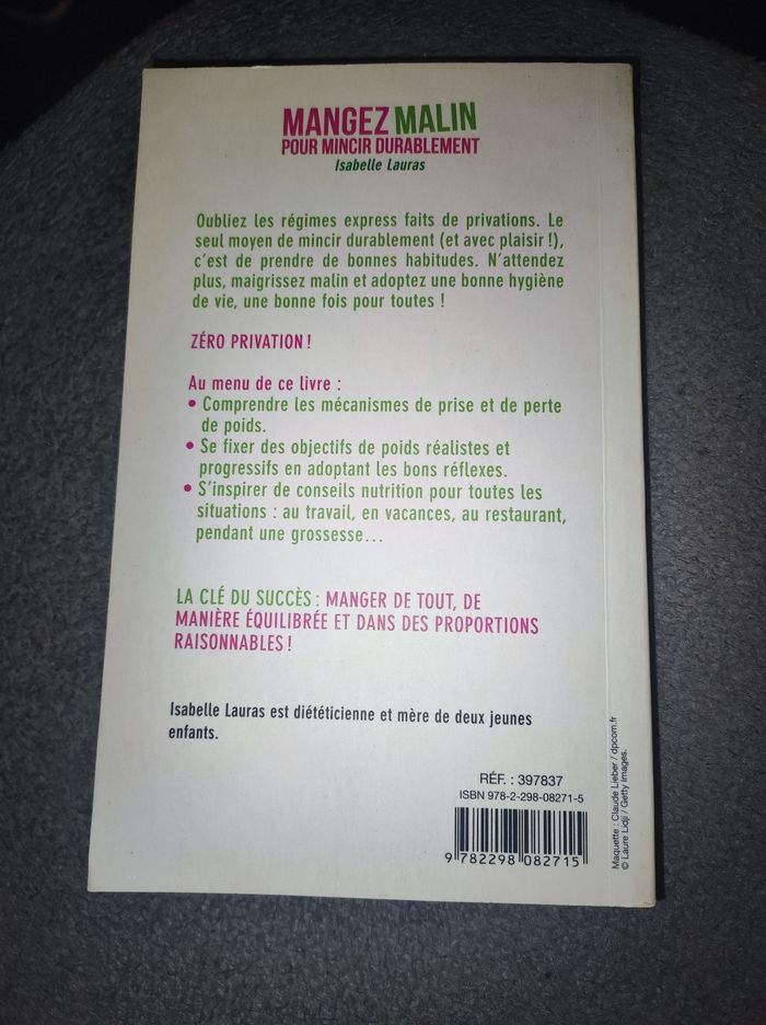 Livre Mangez malin pour mincir durablement - photo numéro 2