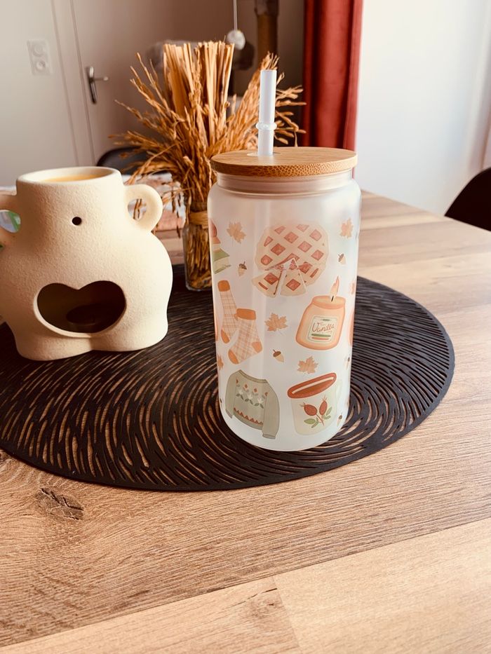 Mug d’automne couleur transparente 470ml - Sans marque