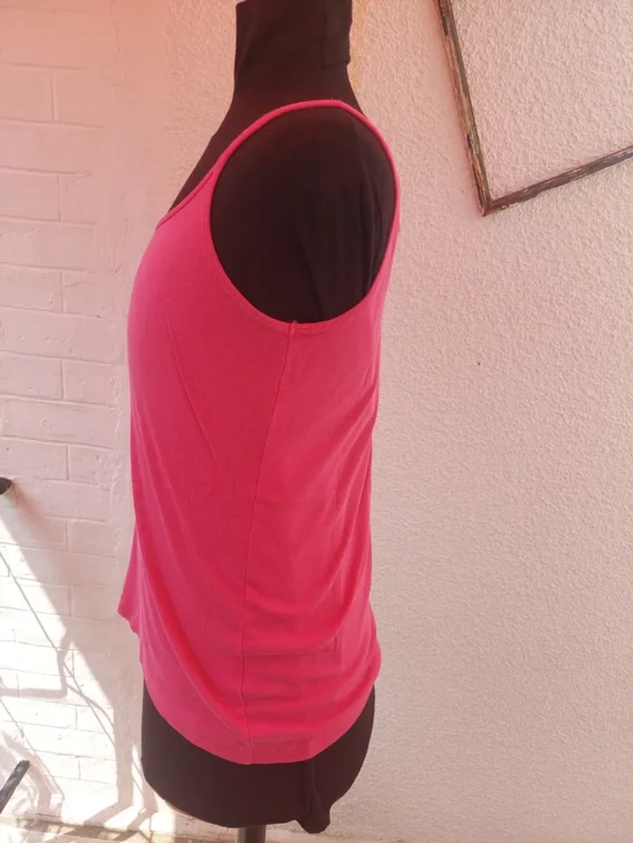Débardeur rose Camaïeu T3 - photo numéro 2
