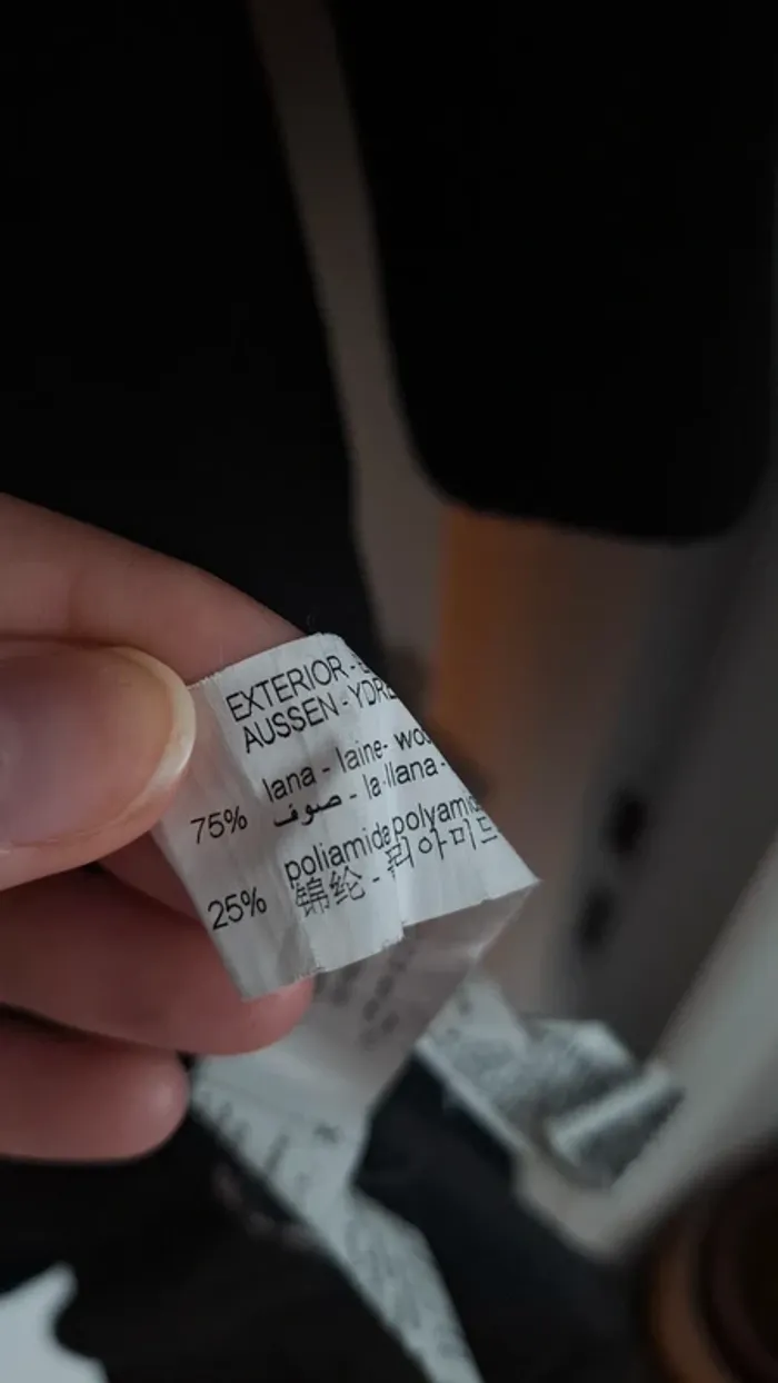 Manteau en laine premium Zara Manteco 75% laine – Pièce premium d’exception - photo numéro 7