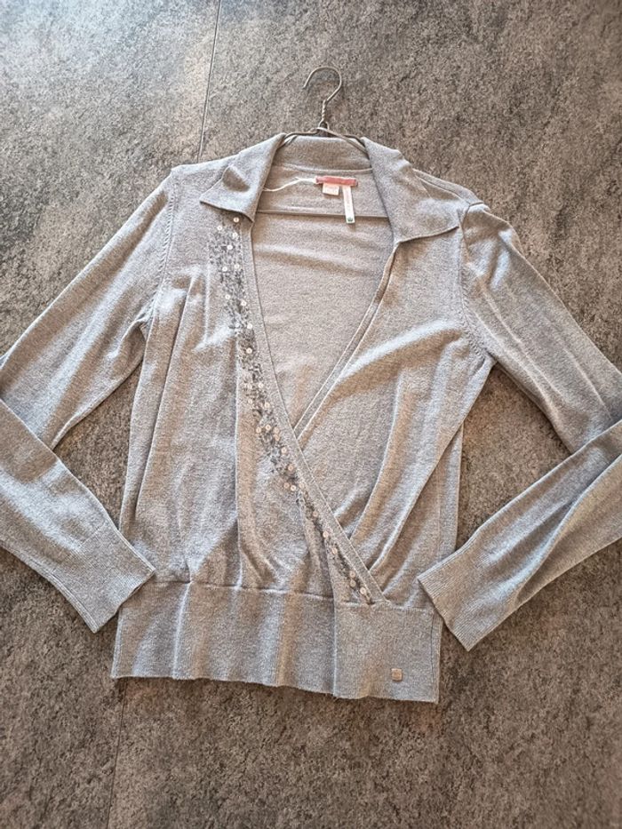 Pull fin cache coeur taille xl esprit