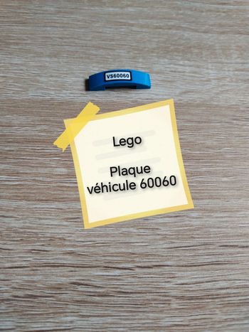 Lego plaque véhicule 60060