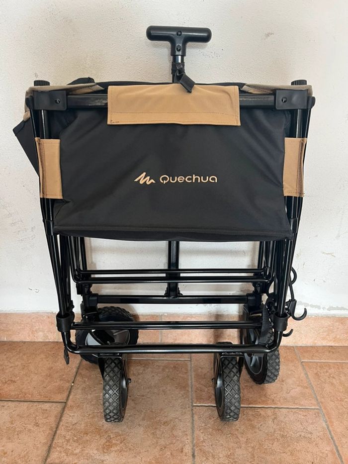 Chariot de camping pliable à roulettes Quechua