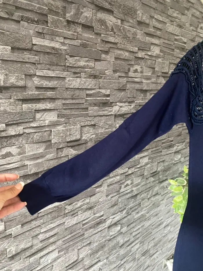 💙sublime pull long léger femme taille 36 TBE 💙 - photo numéro 3