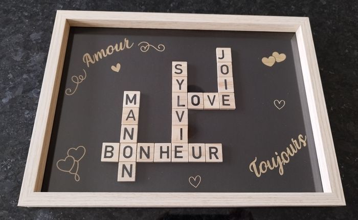Cadre Scrabble jusqu'à 5 mots - photo numéro 4