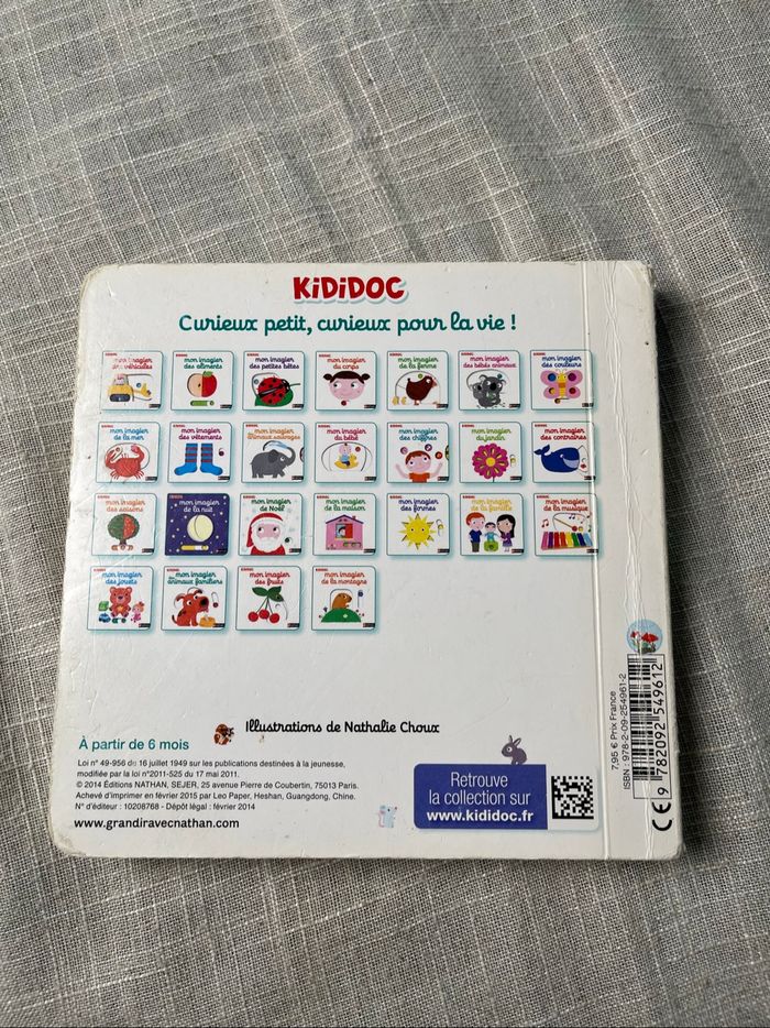 Kididoc Mon imagier des animaux animaux - photo numéro 2