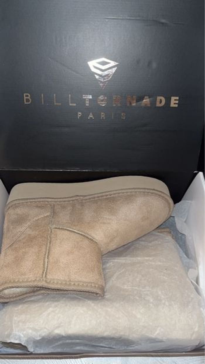 Bottines beige Bill tornade Paris - photo numéro 3