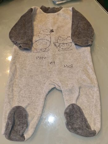 Pyjama velours 6 mois