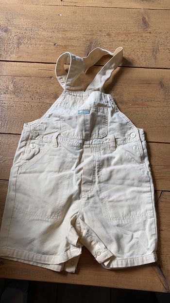 Salopette été 18 mois jaune tex