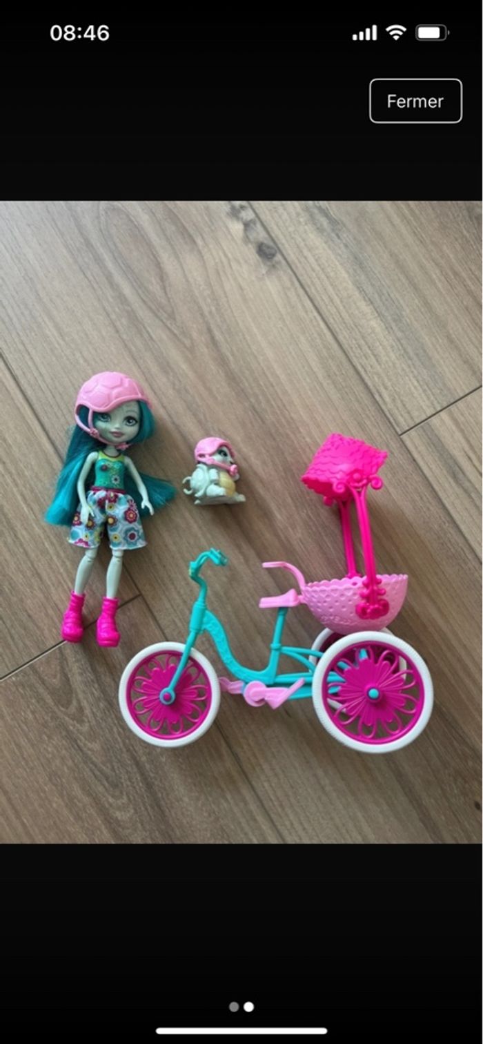 Enchantimals tortue + vélo - photo numéro 2
