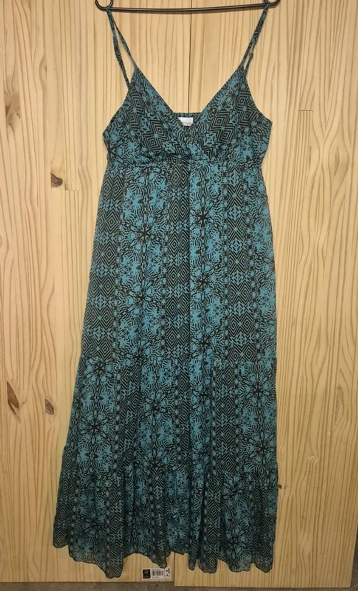 Robe longue verte
