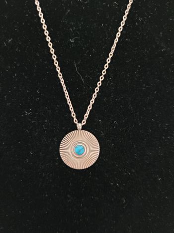 Collier fantaisie turquoise