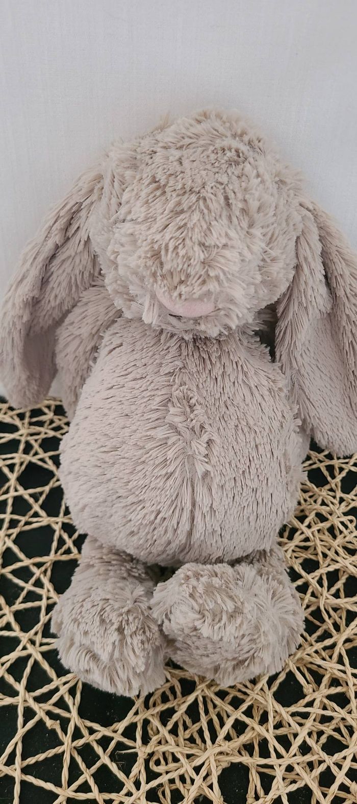 Doudou Lapin Bashful Jellycat Gris - photo numéro 3